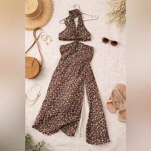 Victoria's Secret Swim Leopard Print Swimwear Coverup